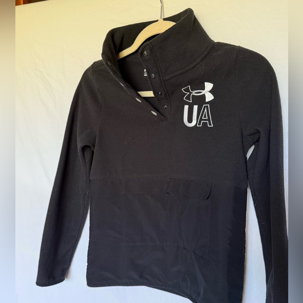 Under Armour Black ColdGear Pullover Youth M